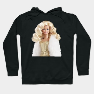 Glam Barbie Gold Art Hoodie